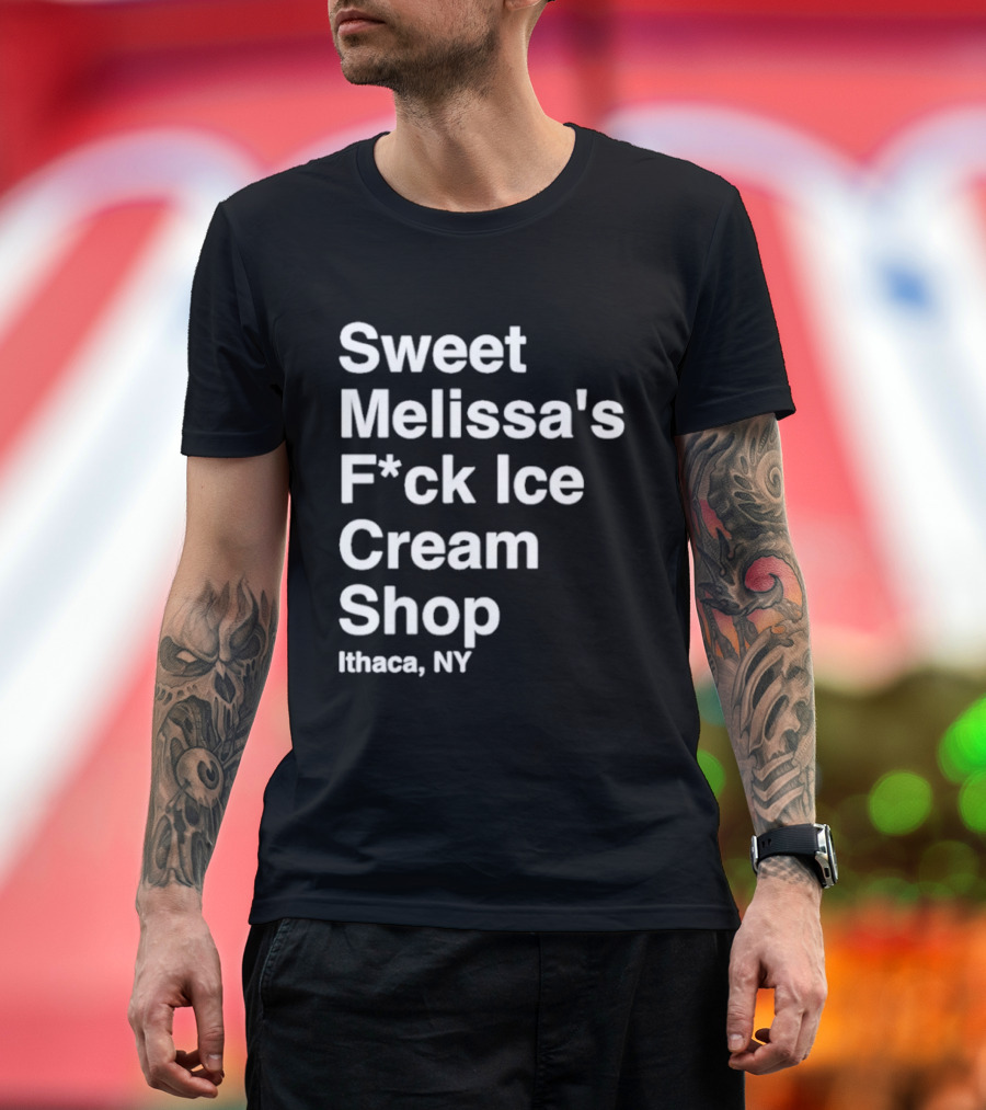 Sweet Melissa's F*ck Ice Cream Shop Ithaca NY T-Shirt