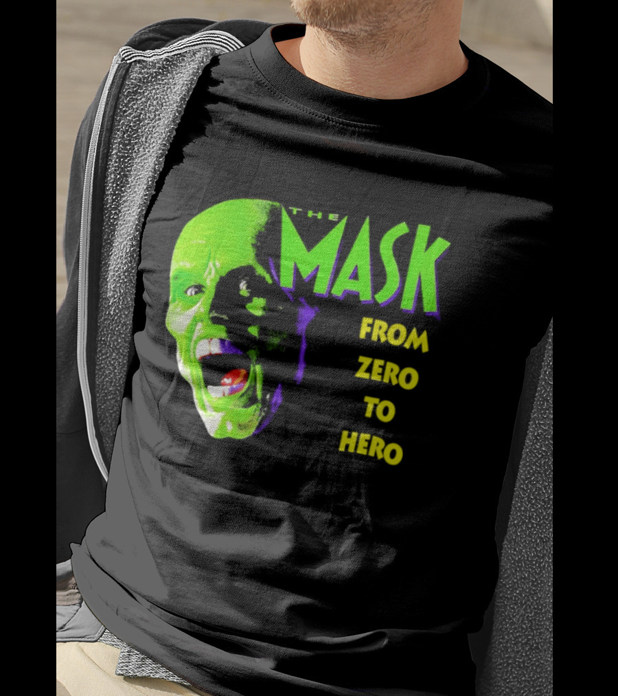 The Mask Movie From Zero To Hero Face T-Shirt