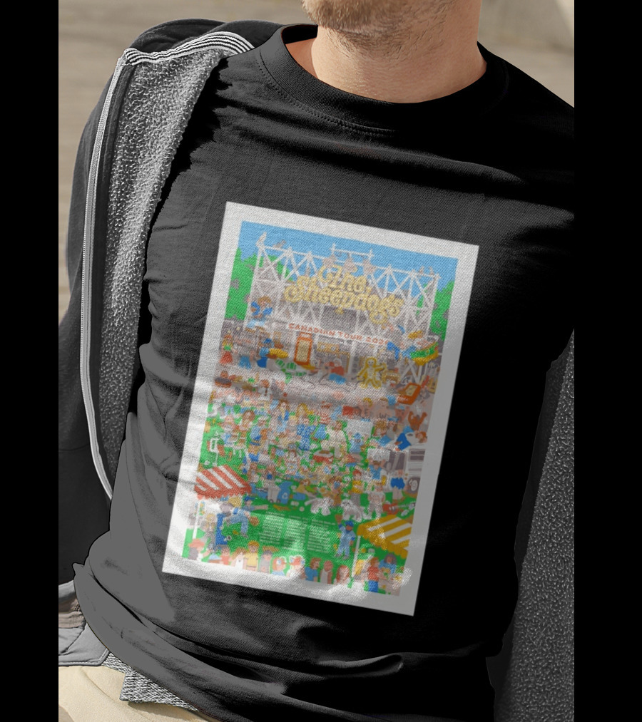 The Sheepdogs Canadian Tour 2026 Colorful Festival Scene With Crowd And Marquee T-Shirt