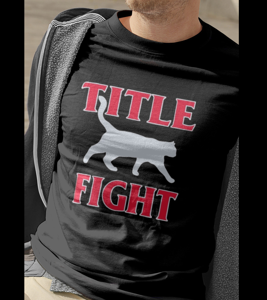 Title Fight Cat Silhouette Stray Rats Fanmade T-Shirt