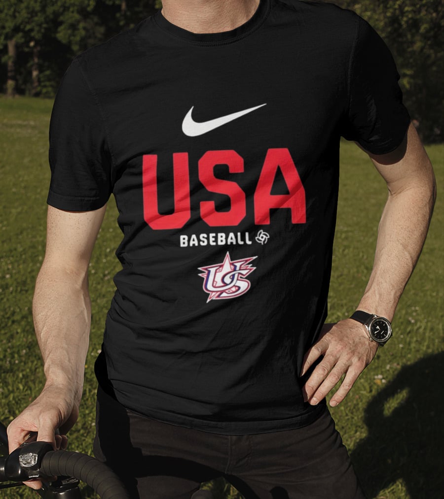 USA Baseball Nike Logo Team USA Sports Fan T-Shirt
