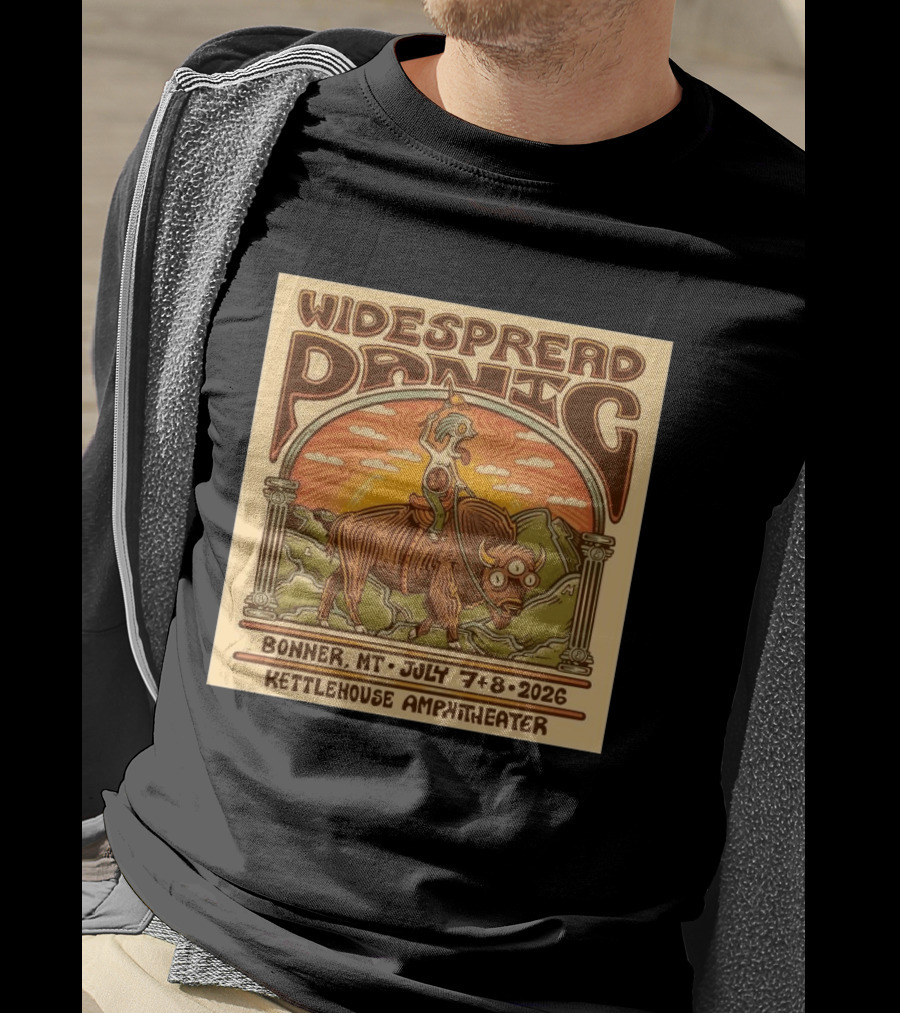 Widespread Panic KettleHouse Amphitheater Bonner MT July 7 8 2026 T-Shirt