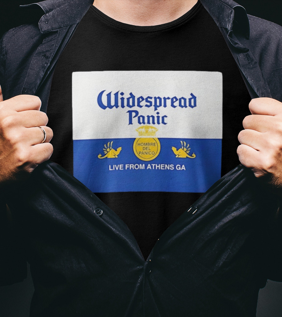 Widespread Panic Hombre Del Panico Live From Athens Ga T-Shirt
