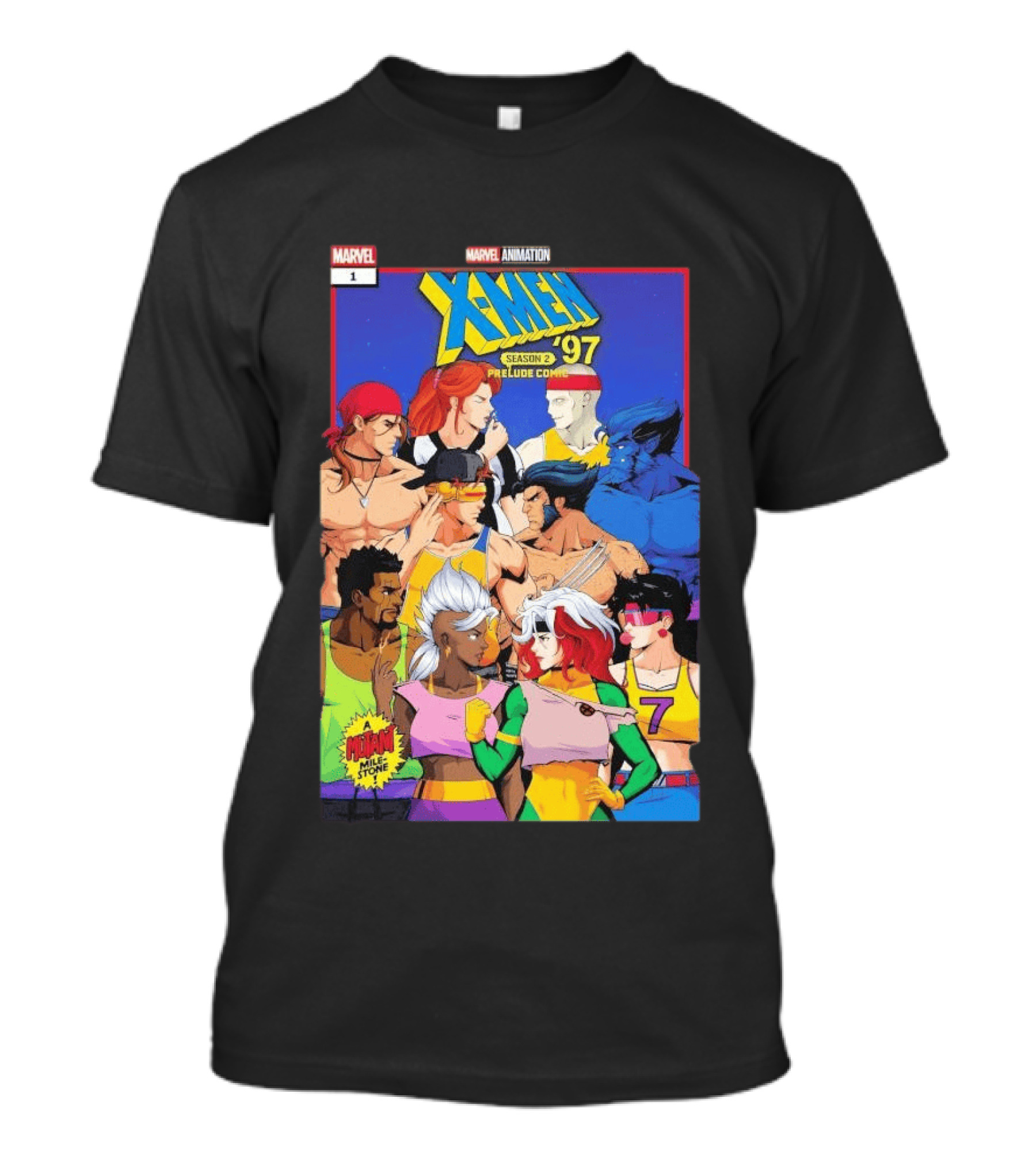 X Men 97 Season 2 Prelude Comic Issue 1 A Mutant Milestone Marvel Animation T-Shirt