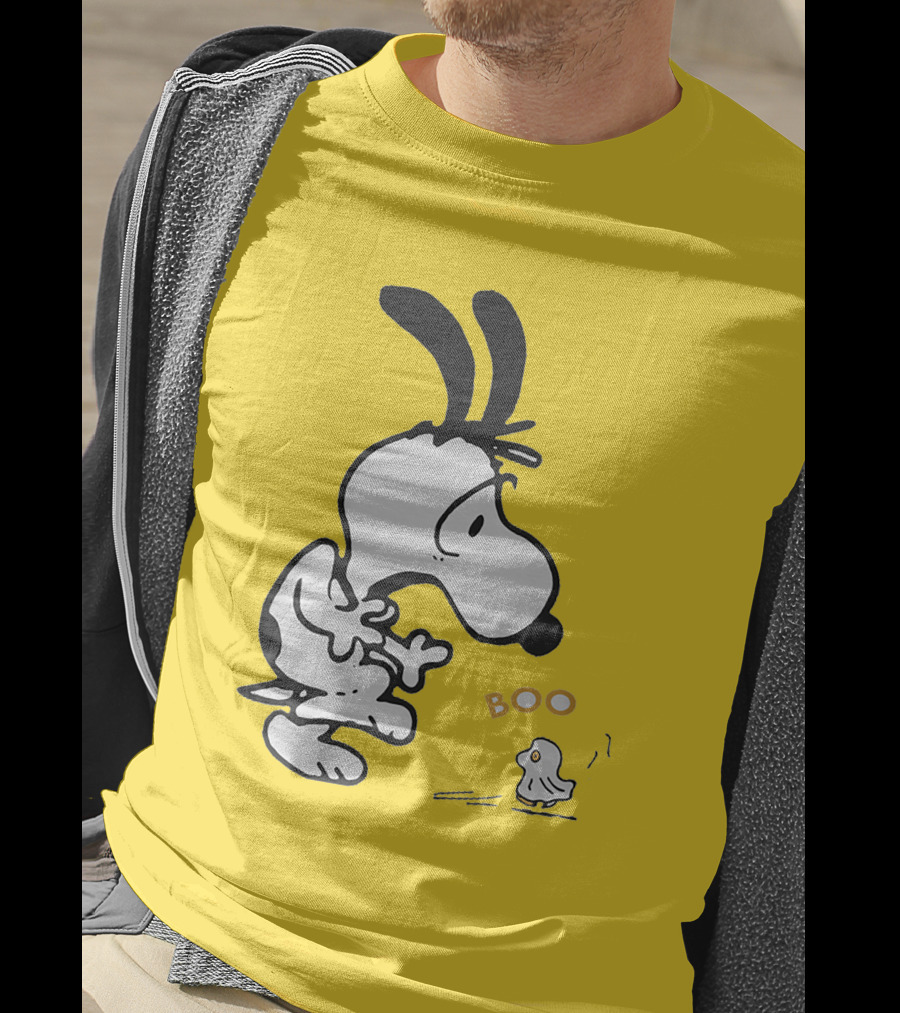 Just A Woman Who Loves Snoopy Boo Halloween T-Shirt