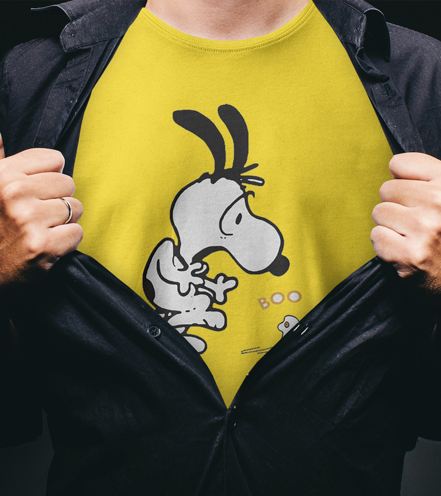 Just A Woman Who Loves Snoopy Boo Halloween T-Shirt