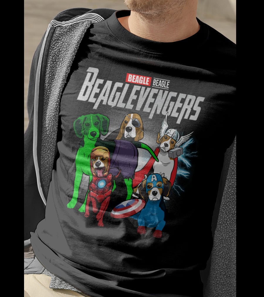 Beagle Beaglevengers Marvel Dog Heroes T-Shirt