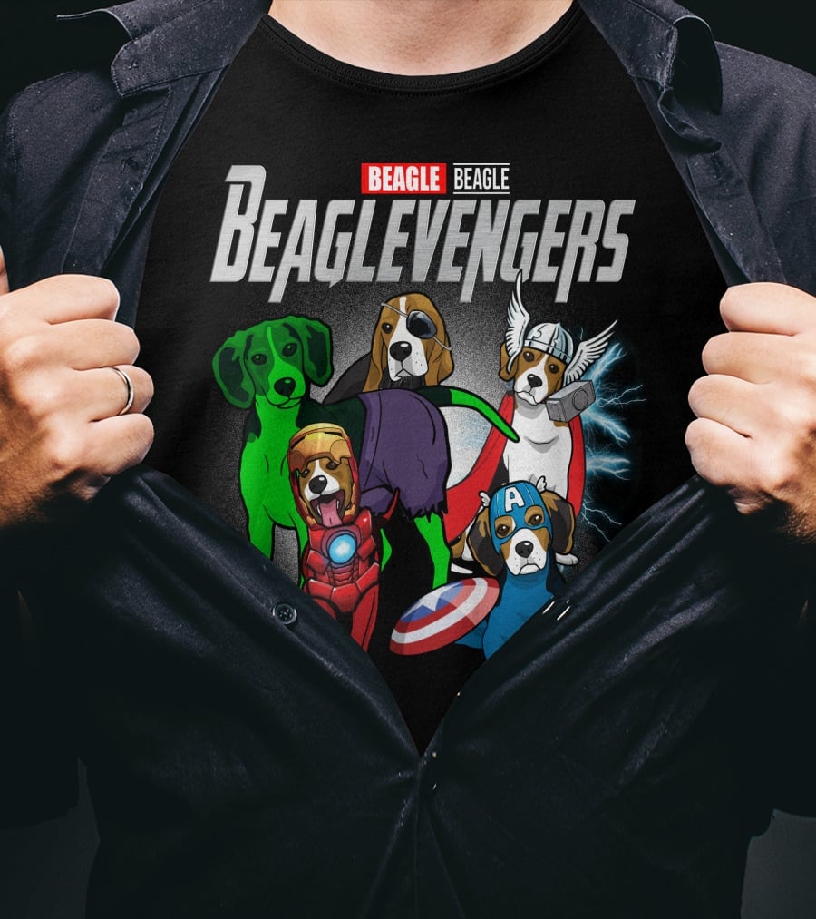 Beagle Beaglevengers Marvel Dog Heroes T-Shirt