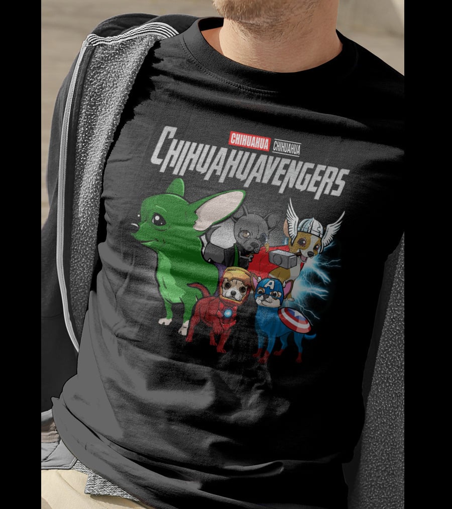 Chihuahua Chihuahuavengers Avengers Hero Dogs T-Shirt