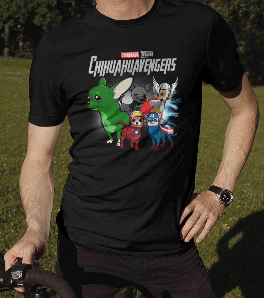Chihuahua Chihuahuavengers Avengers Hero Dogs T-Shirt
