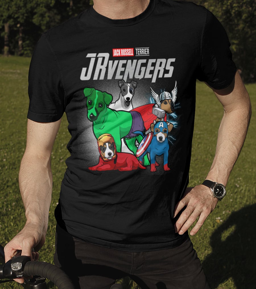 Jack Russell Terrier JRvengers Avengers Dog Costumes T-Shirt