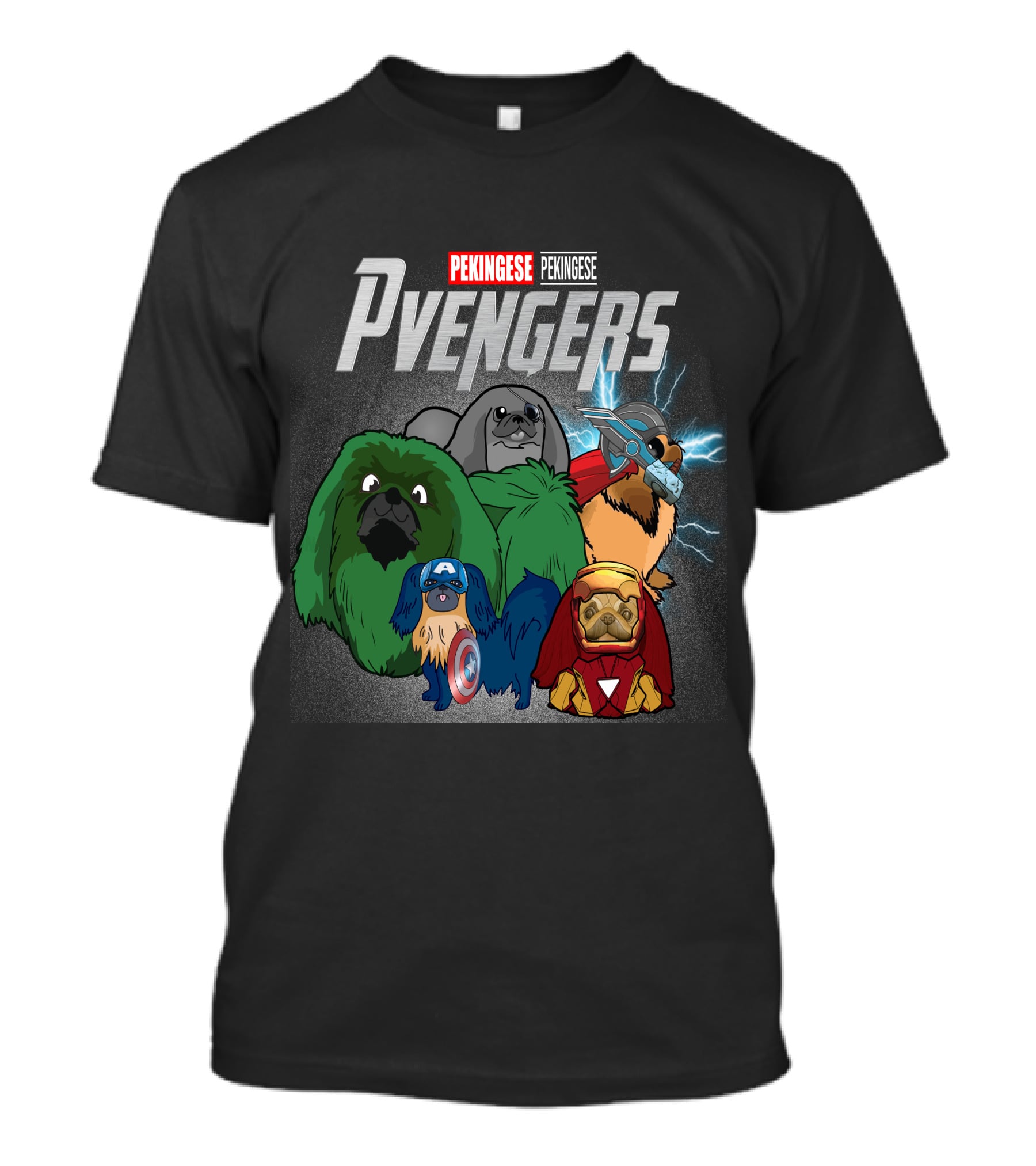 Pekingese Pyvengers T-Shirt