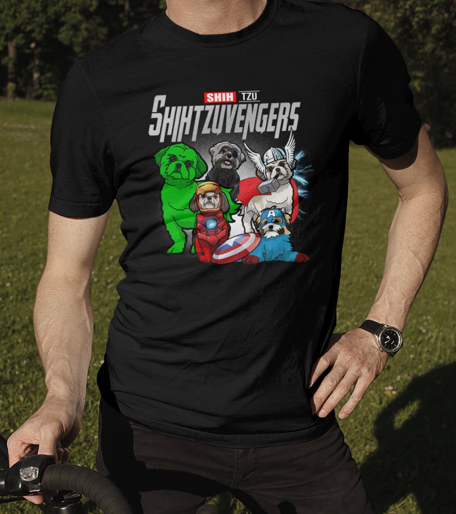 Shih Tzu Shihtzuvengers Marvel Dog T-Shirt