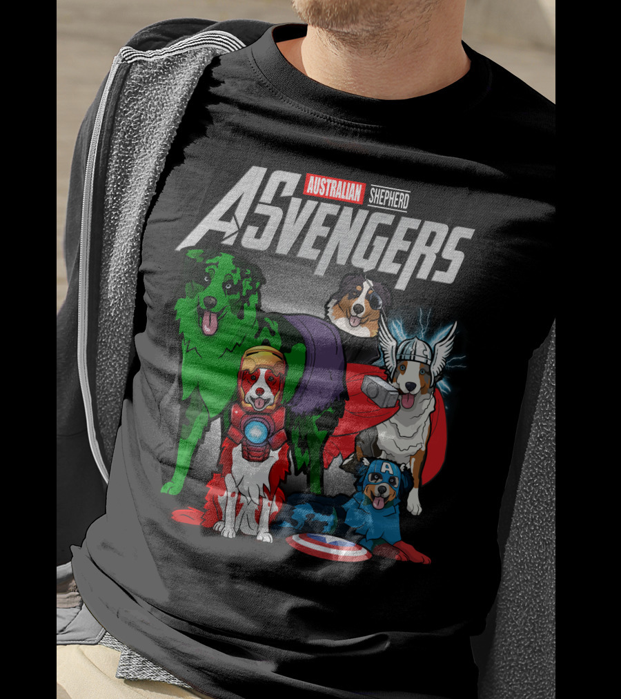 Australian Shepherd ASvengers T-Shirt