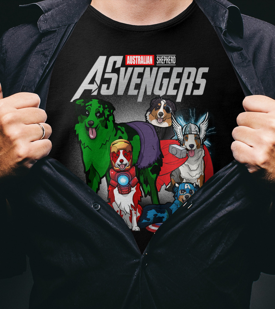 Australian Shepherd ASvengers T-Shirt