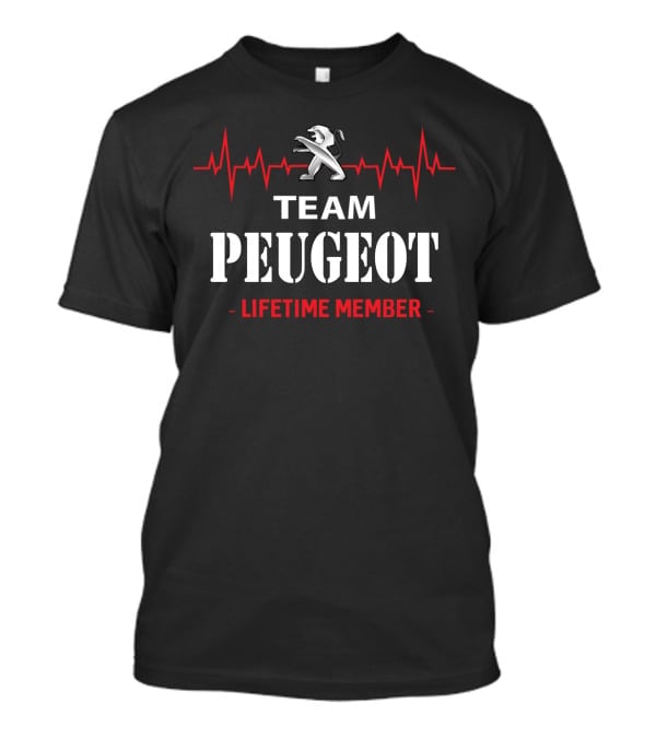 Team Peugeot Lifetime Member Heartbeat T-Shirt