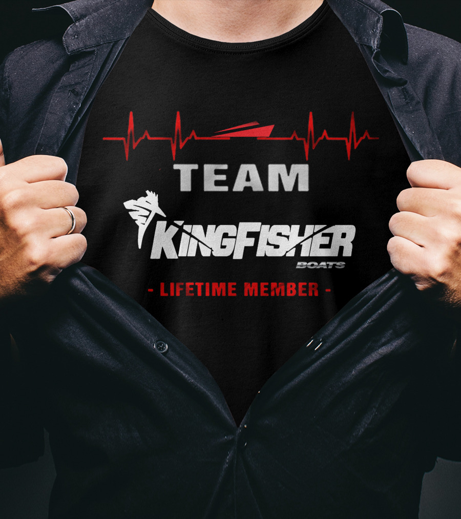 Team Kingfisher Boats Lifetime Member T-Shirt