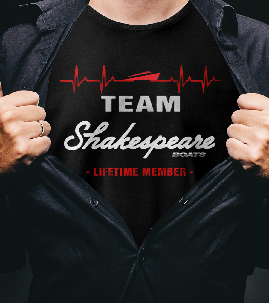 TEAM Shakespeare Boats Lifetime Member T-Shirt
