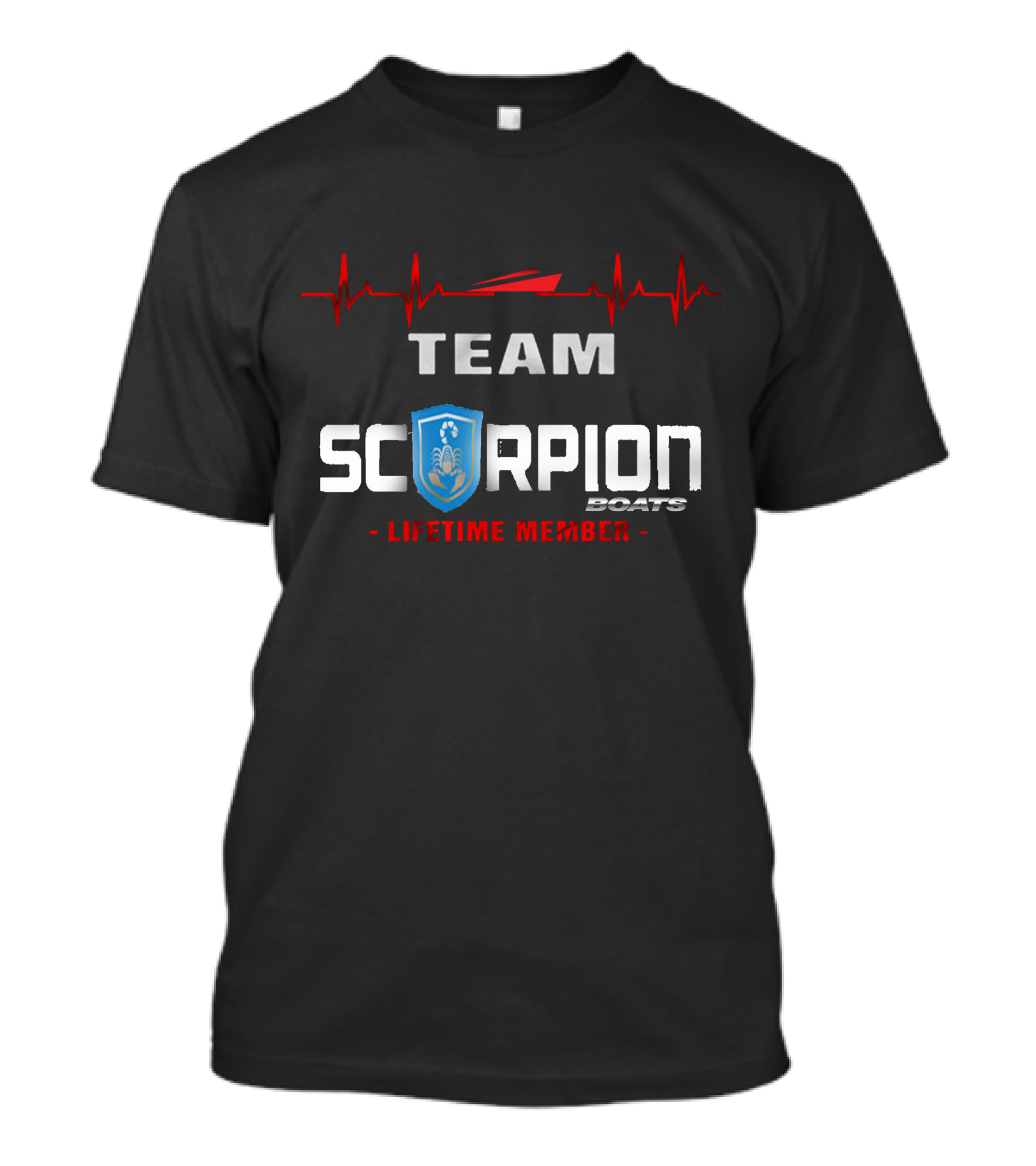 Team Scorpion Boats Lifetime Member T-Shirt