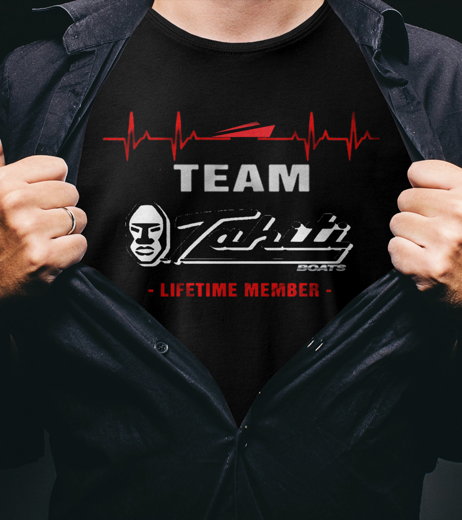 Team Tahiti Boats Lifetime Member T-Shirt
