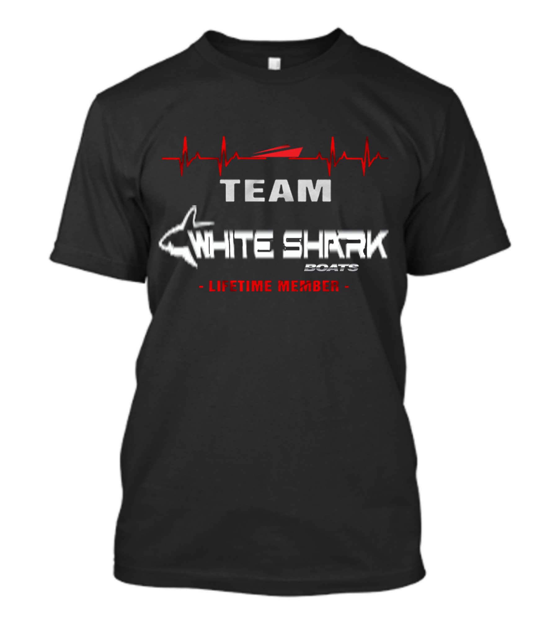 Team White Shark Boats Lifetime Member T-Shirt