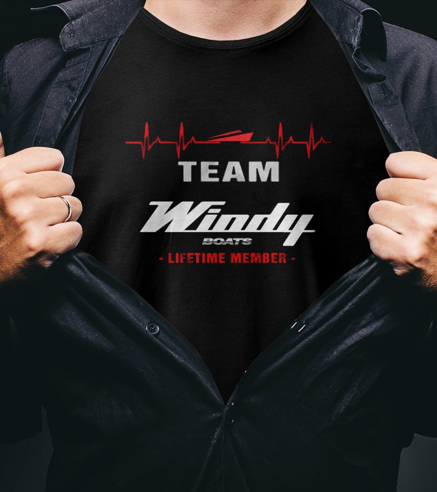TEAM Windy Boats Lifetime Member T-Shirt