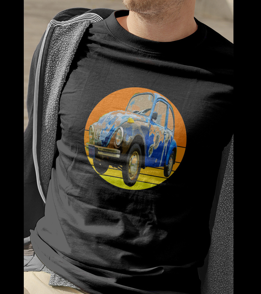 72 Super Sunset Classic Beetle Vintage Retro T-Shirt