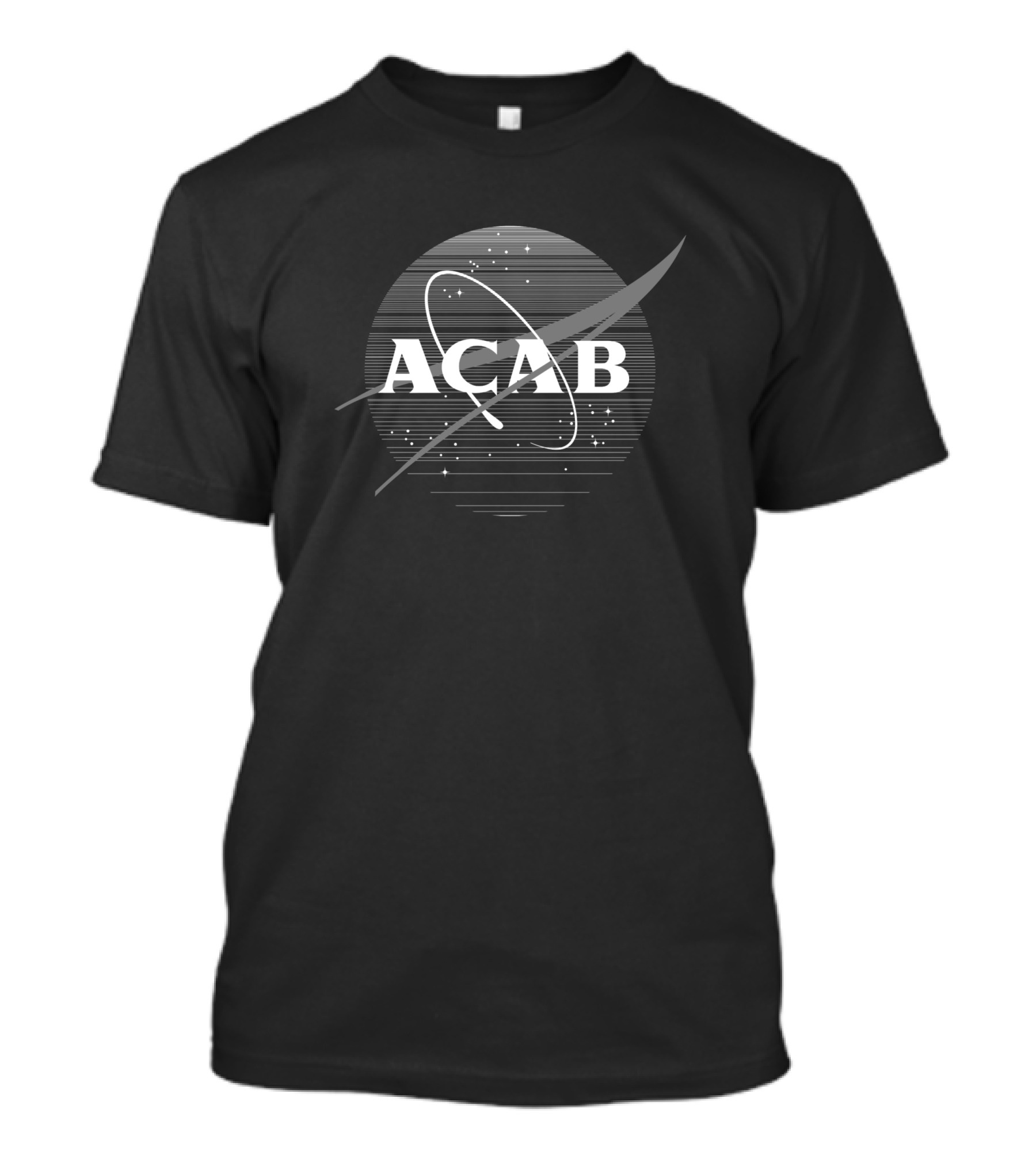 ACAB Meatball Saturn Rings Goths T-Shirt