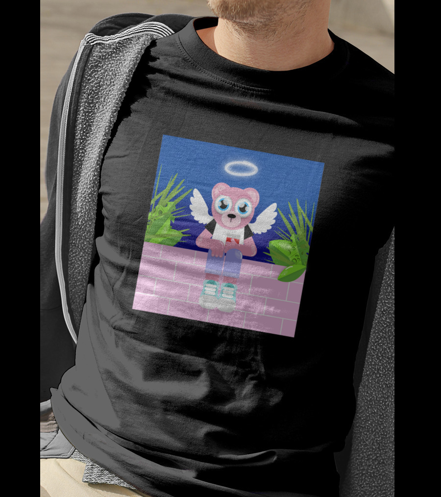 Angels Break Halo Bear With Wings 349536 T-Shirt