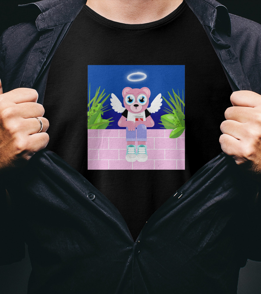 Angels Break Halo Bear With Wings 349536 T-Shirt