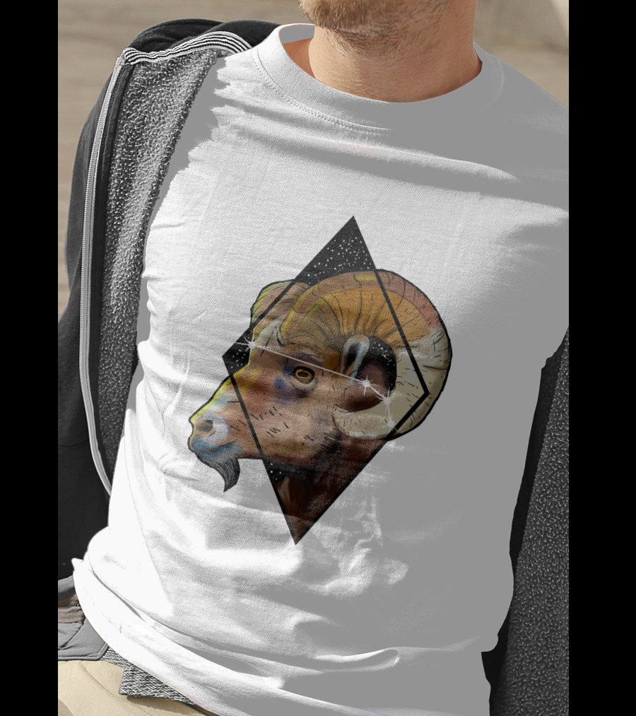 Aries Ram Starry Diamond 1041397 T-Shirt