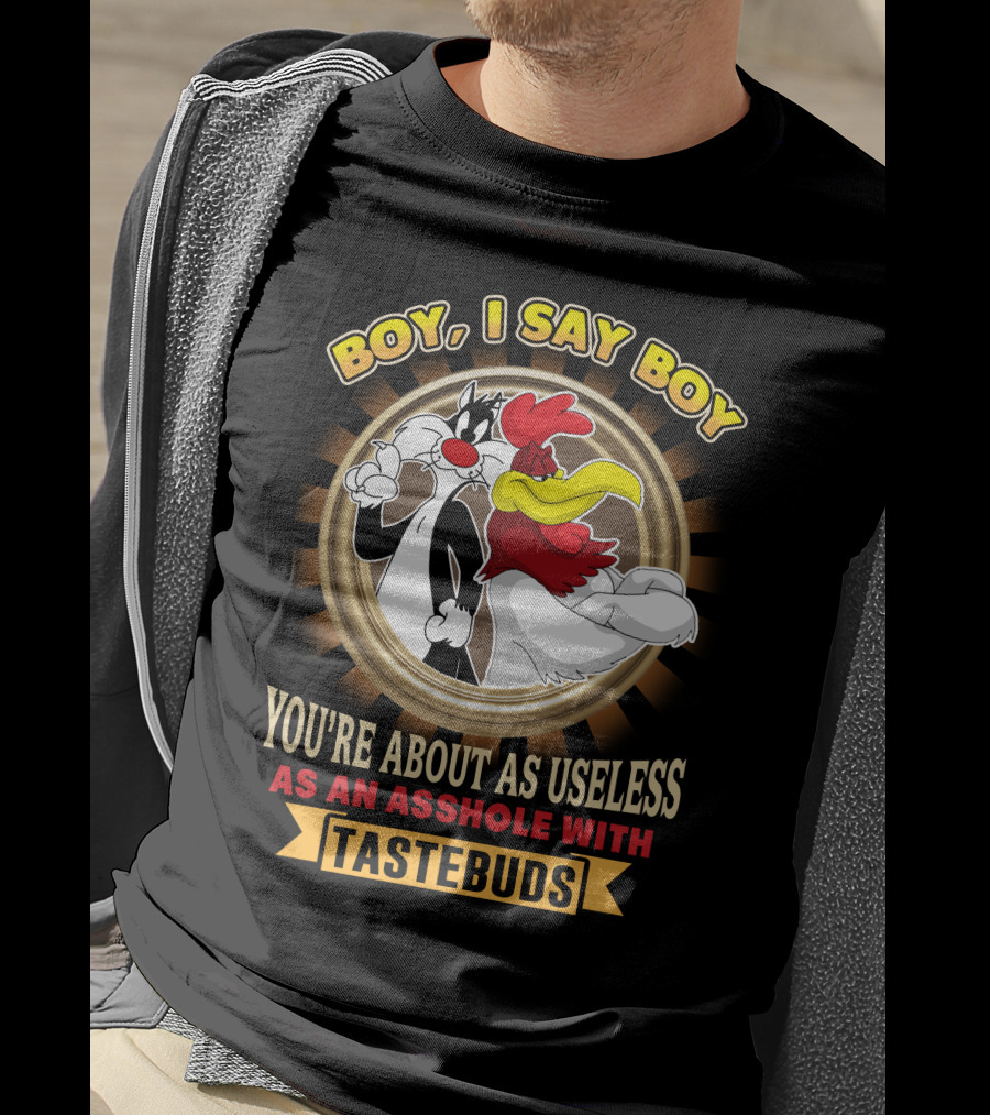 Boy I Say Boy You're About As Useless As An Asshole With Tastebuds T-Shirt