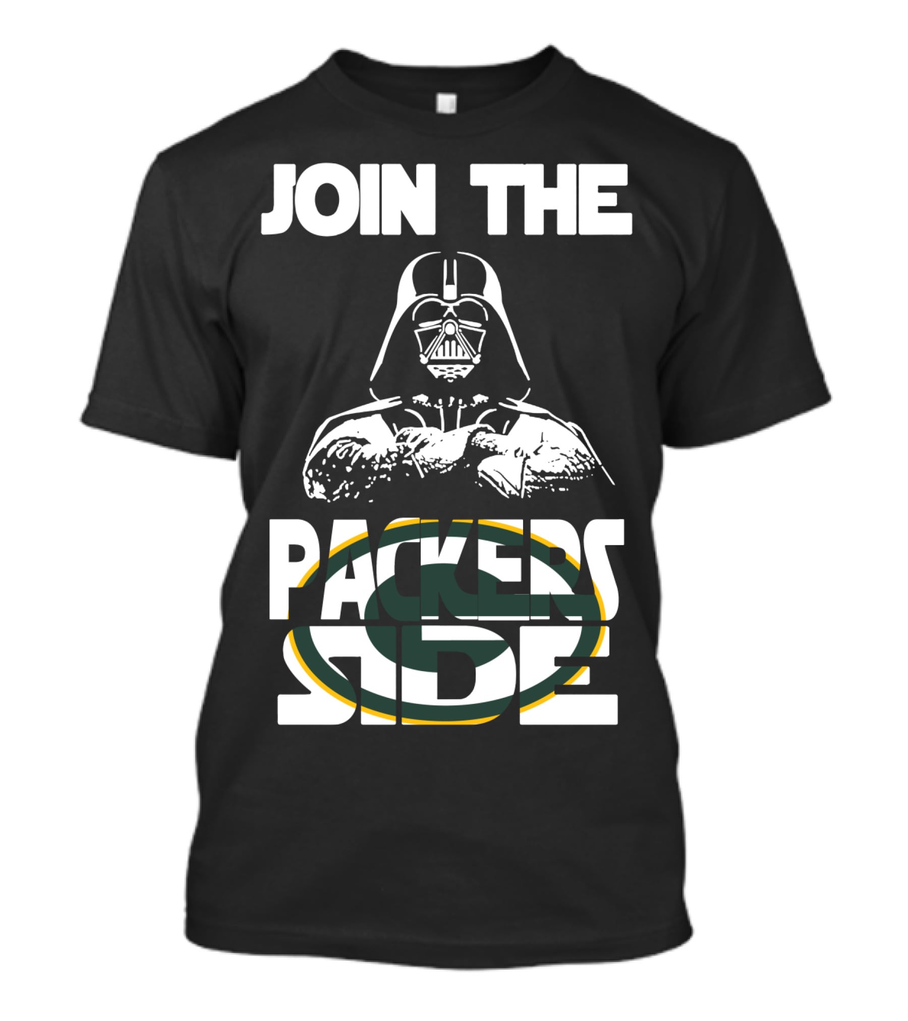 Join The Packers Side Darth Vader Star Wars Green Bay Packers T-Shirt