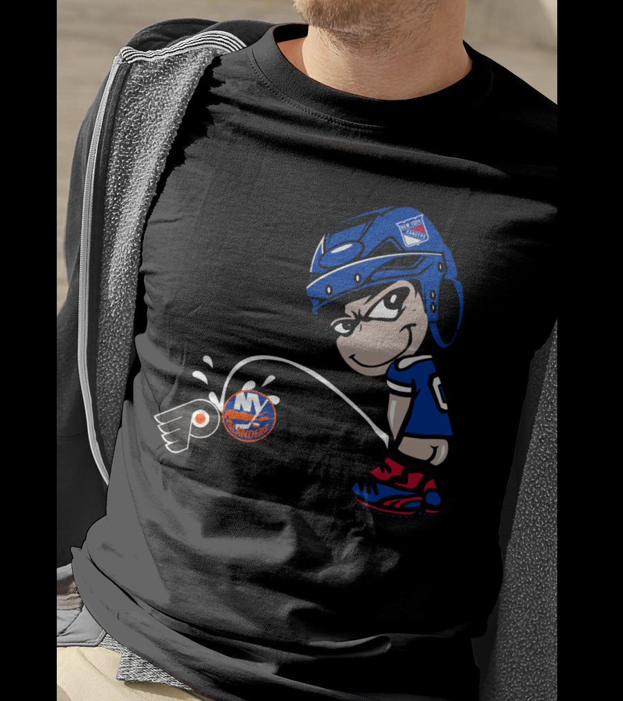 New York Rangers Rivalry Flyers Islanders T-Shirt