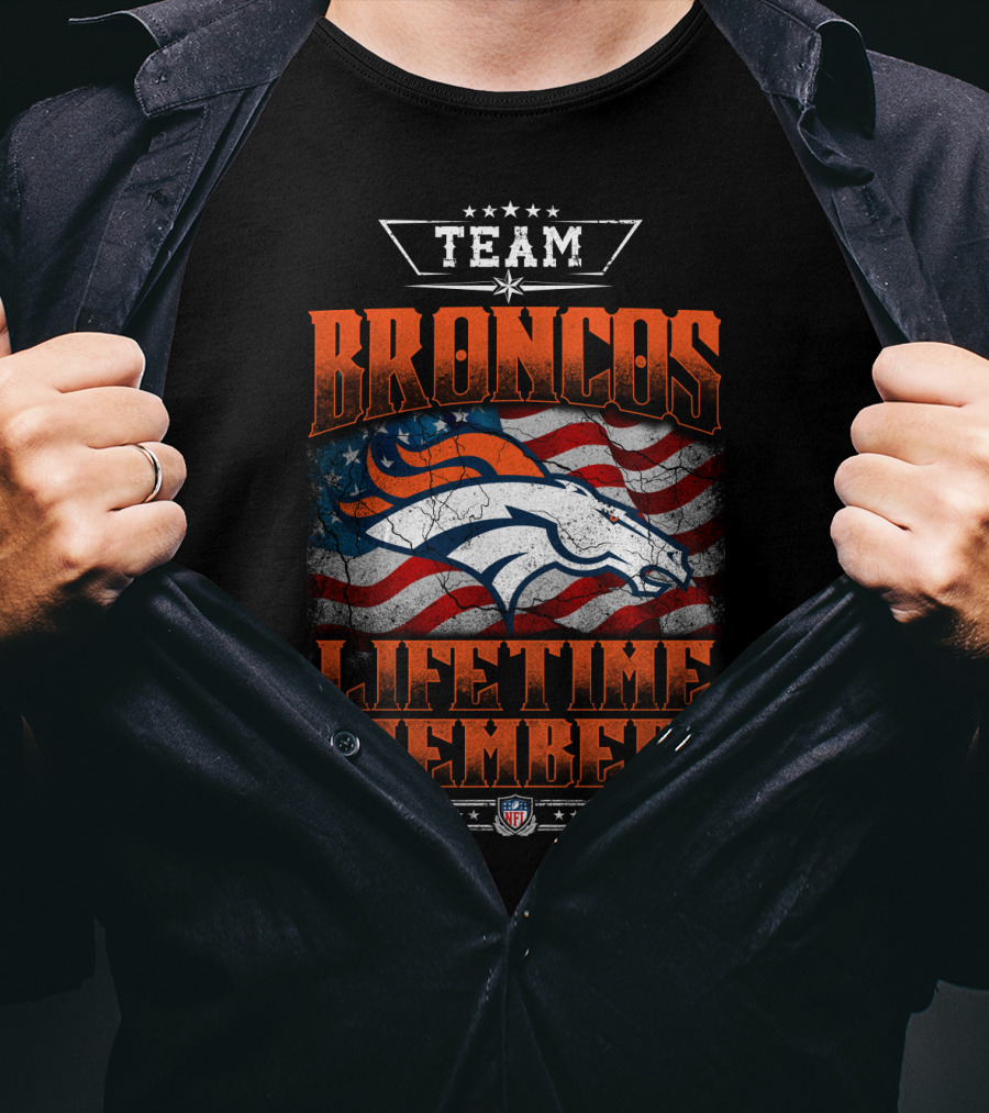 Team Broncos Lifetime Member Nfl T-Shirt