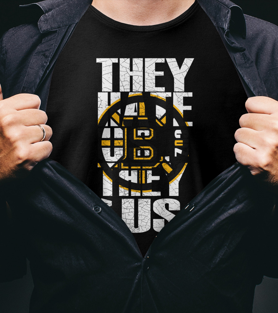 They Hate Us Boston Bruins They Ain't Us T-Shirt