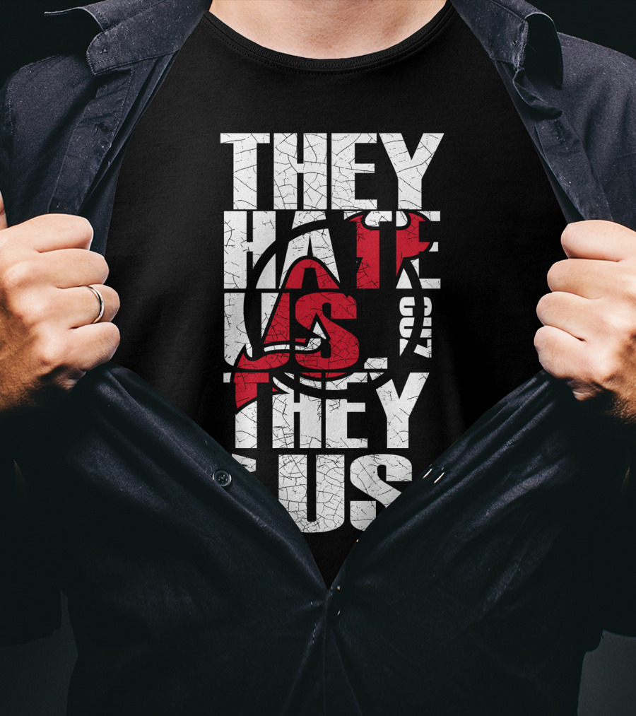 They Hate Us They Aint Us New Jersey Devils T-Shirt