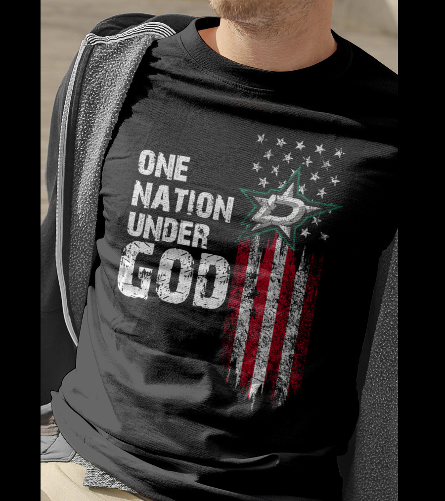 One Nation Under God Dallas Stars T-Shirt