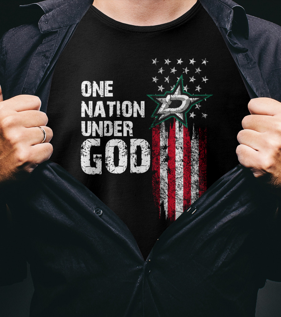 One Nation Under God Dallas Stars T-Shirt