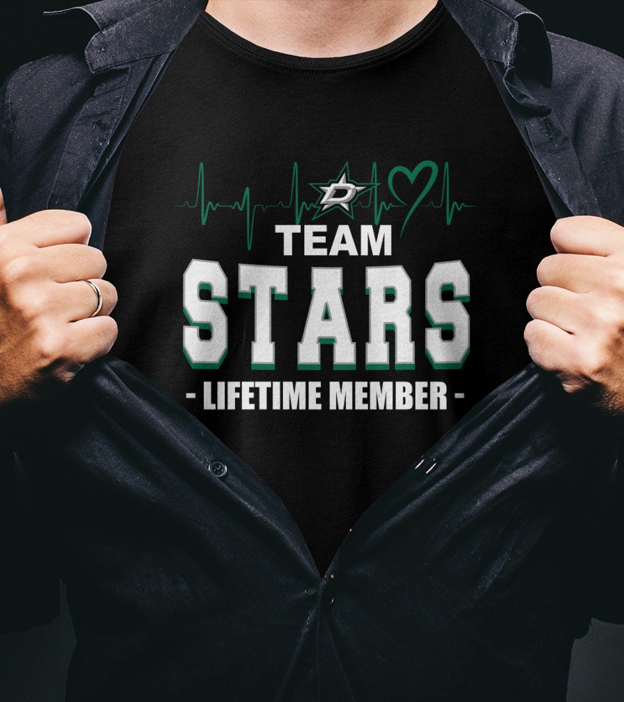 Team Stars Lifetime Member Dallas Stars T-Shirt