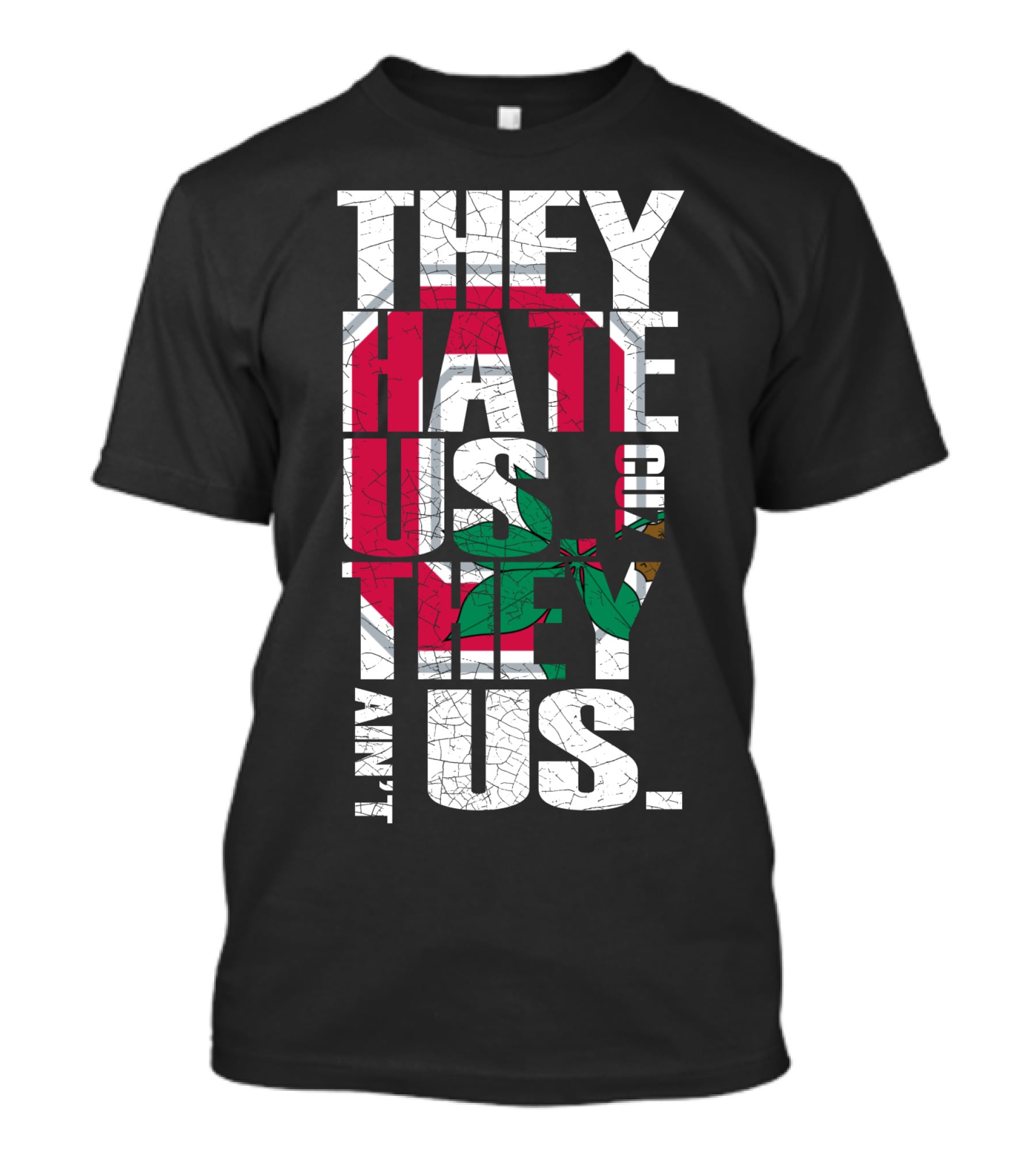 They Hate Us Cuz They Ain't Us Ohio State Buckeyes T-Shirt