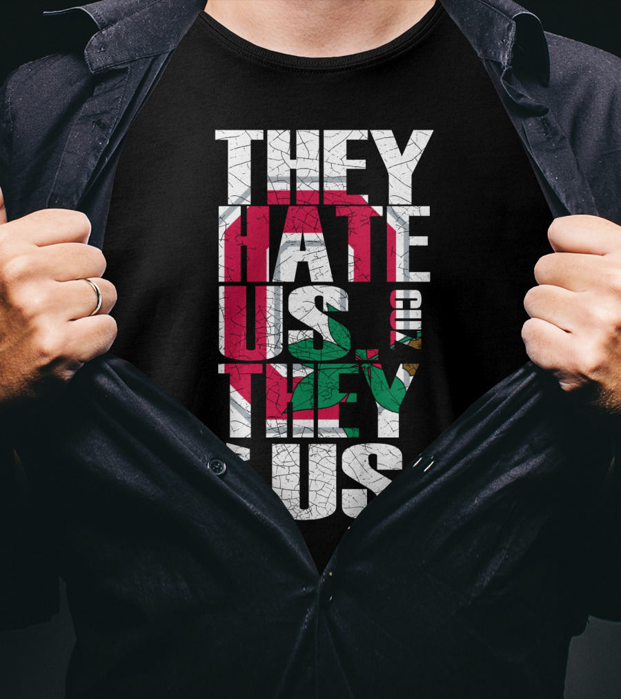 They Hate Us Cuz They Ain't Us Ohio State Buckeyes T-Shirt