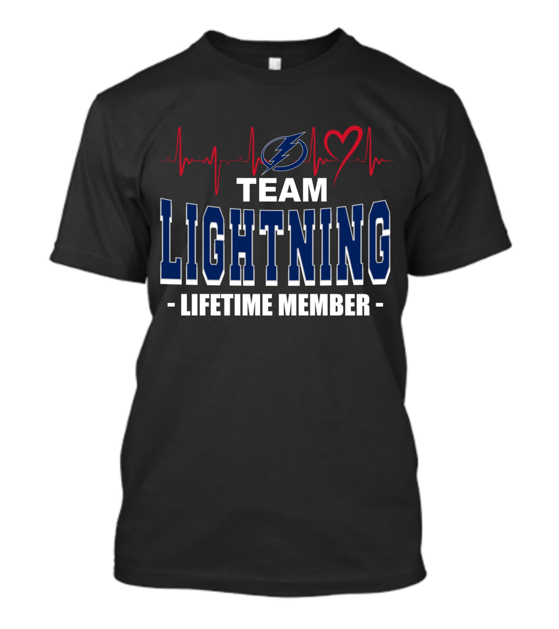 Team Lightning Lifetime Member Tampa Bay Lightning T-Shirt