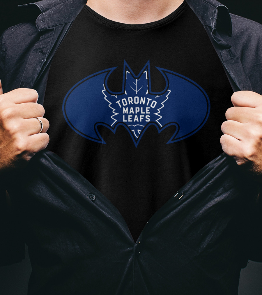 Toronto Maple Leafs Batman T-Shirt