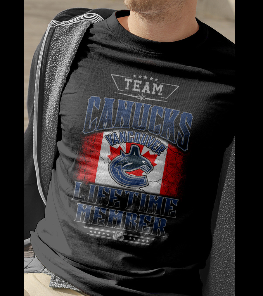 Team Canucks Vancouver Lifetime Member T-Shirt