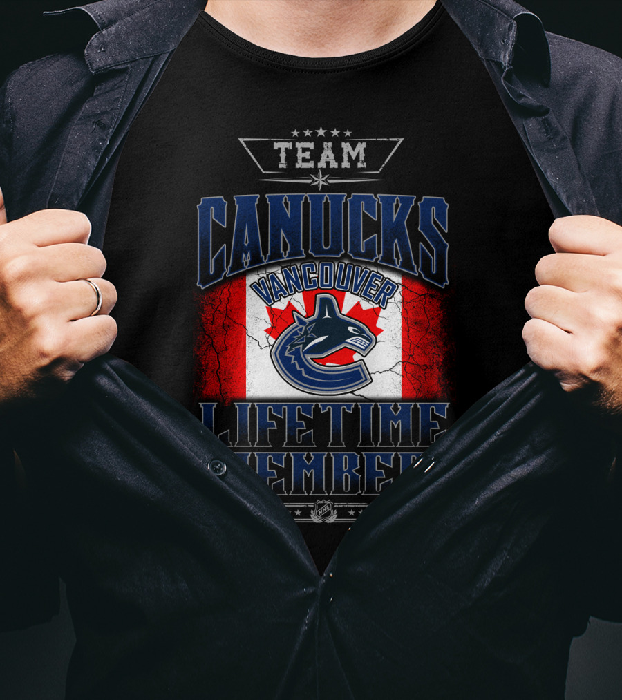 Team Canucks Vancouver Lifetime Member T-Shirt