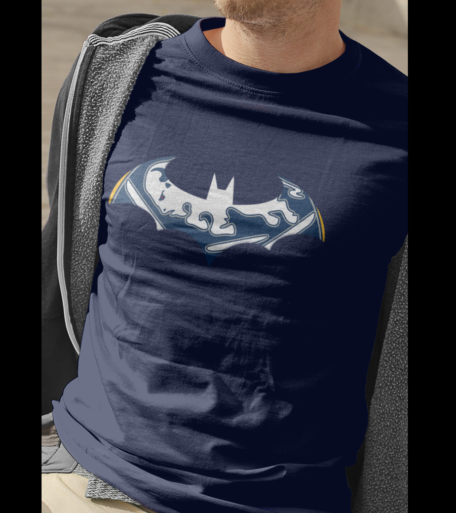 Buffalo Sabres Batman Logo Mashup T-Shirt