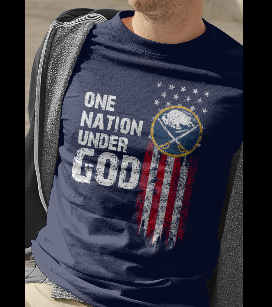One Nation Under God Buffalo Sabres T-Shirt