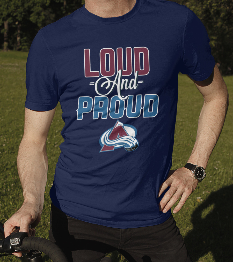 Lou D And Proud Colorado Avalanche T-Shirt