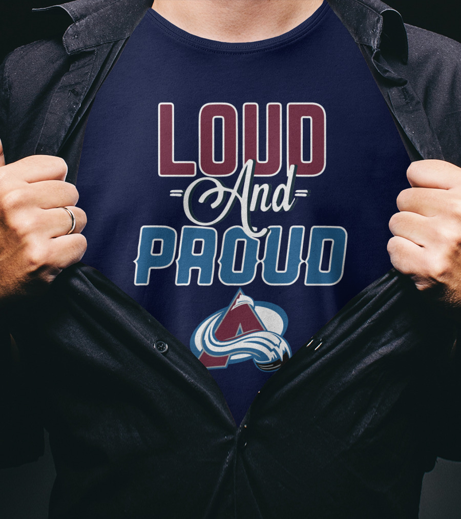 Lou D And Proud Colorado Avalanche T-Shirt